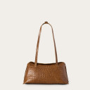 Envelope Bag M, caramel croco